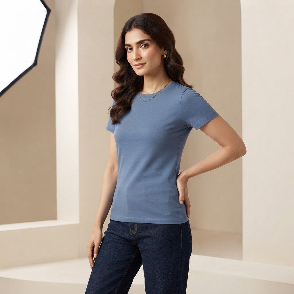 Classic Royal Blue T-Shirt | Premium Cotton Unisex Tee for Men & Women