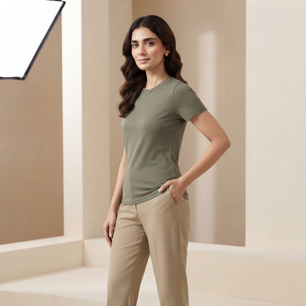 Classic Light Grey T-Shirt | Soft Neutral Everyday Cotton Tee for Men & Women