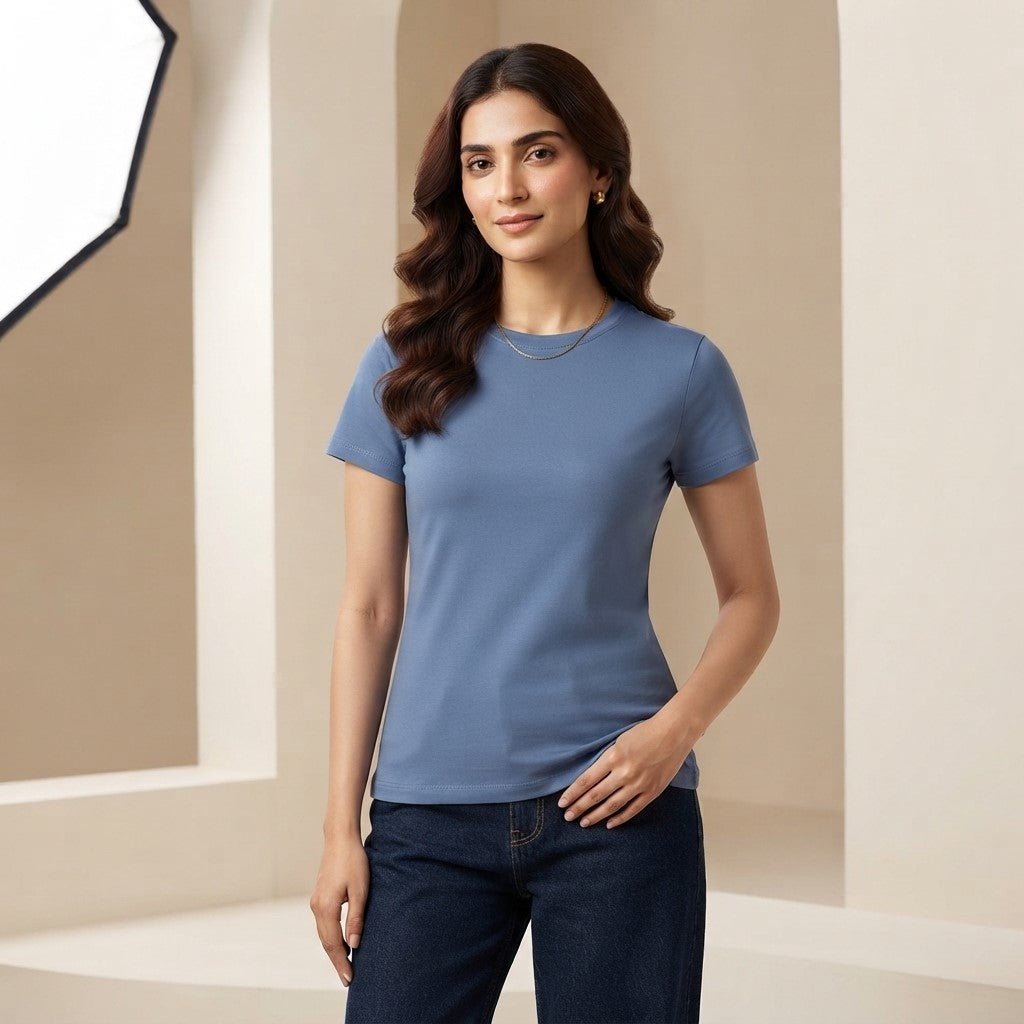 Classic Royal Blue T-Shirt | Premium Cotton Unisex Tee for Men & Women