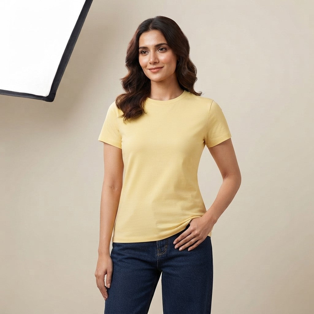 Classic Beige T-Shirt | Premium Everyday Cotton Tee for Men & Women