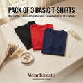 Basic T-Shirt (Pack of 3) | Everyday Cotton Essentials for Men & Women