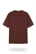 Stylish maroon drop shoulder t shirt oversized fit fashion