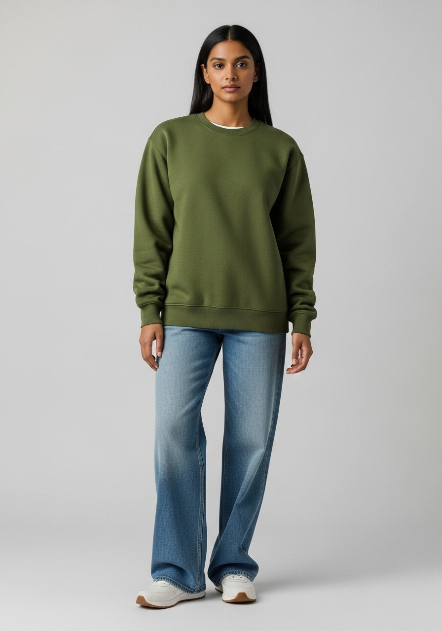 Olive Green Sweatshirts