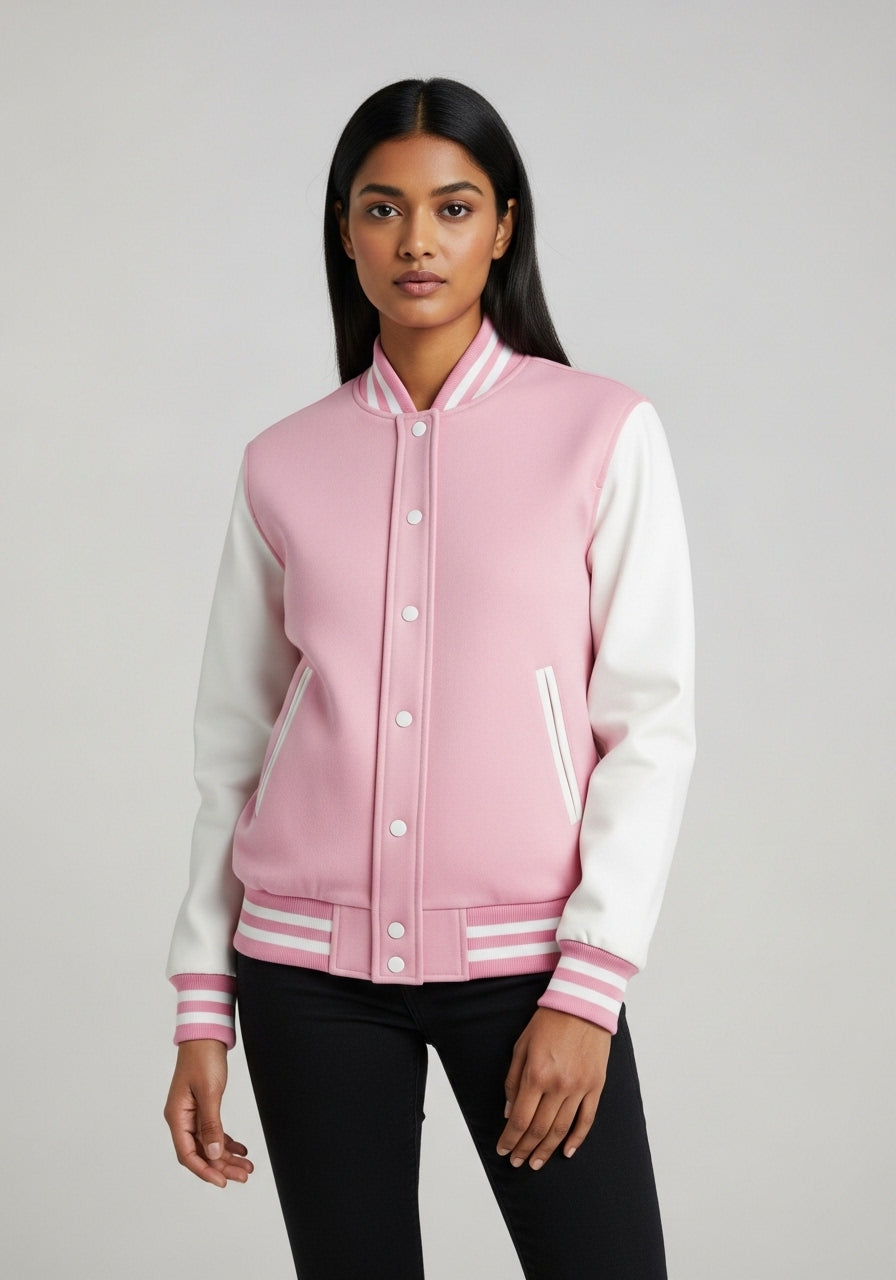 PInk Varsity Jacket