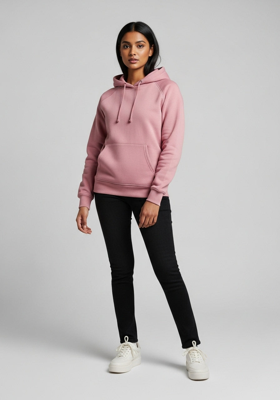 Fleece Pink Hoodie