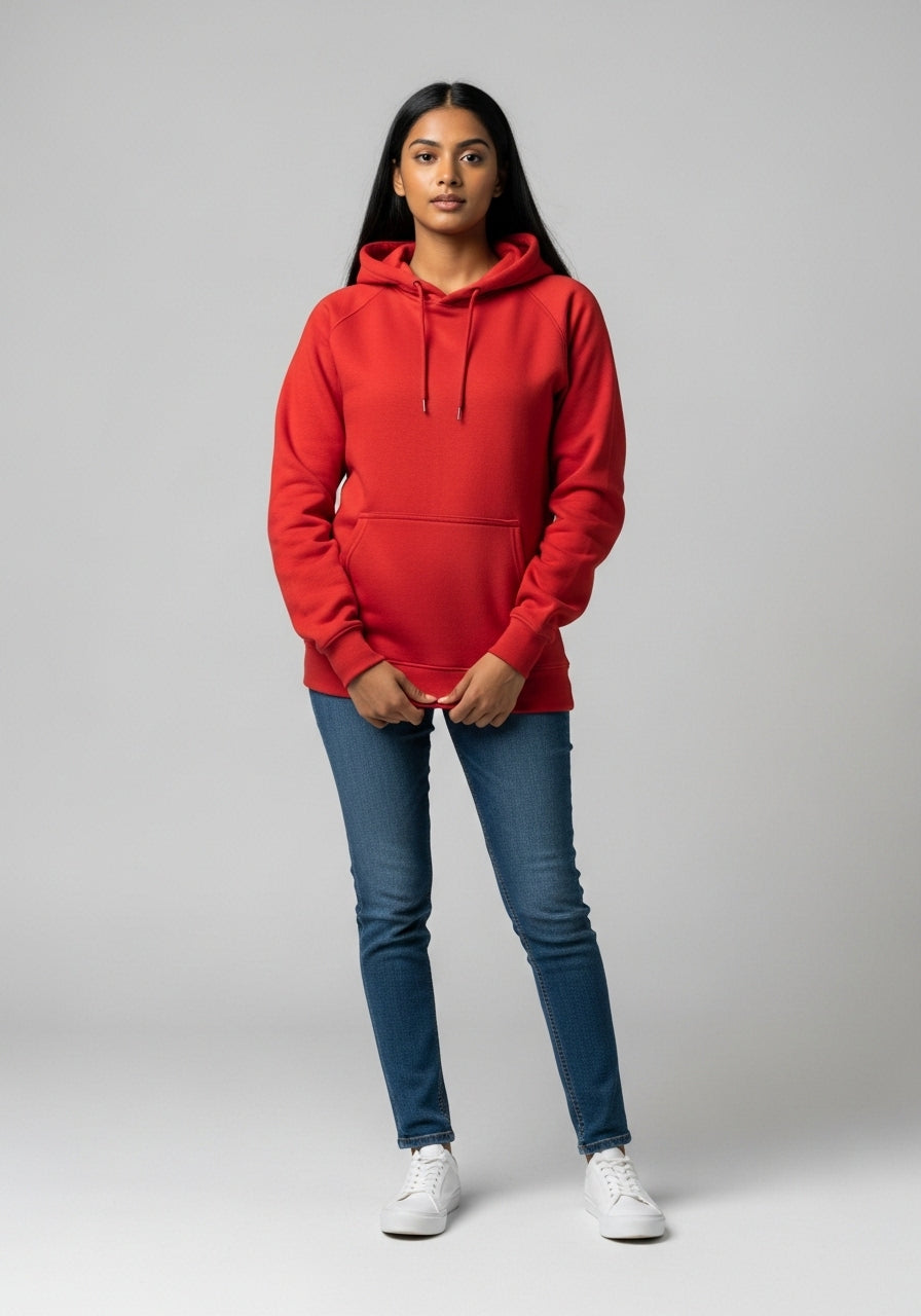 Fleece Red Hoodie