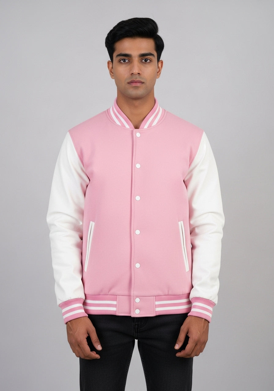 PInk Varsity Jacket
