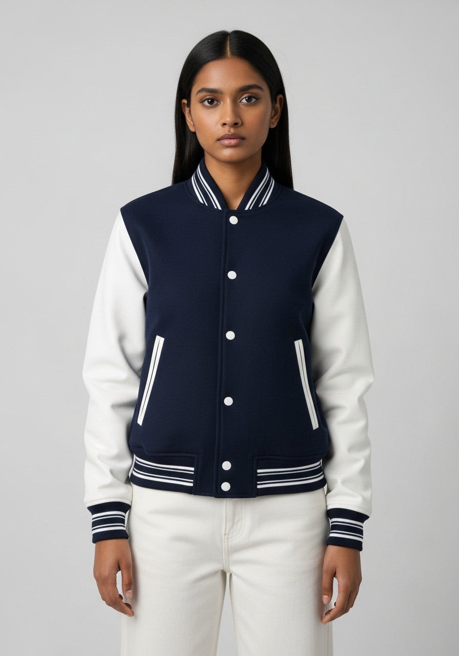Navy Varsity Jacket