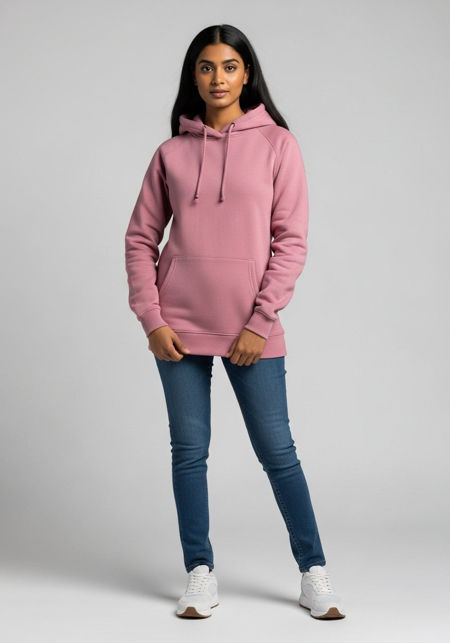 Fleece Pink Hoodie