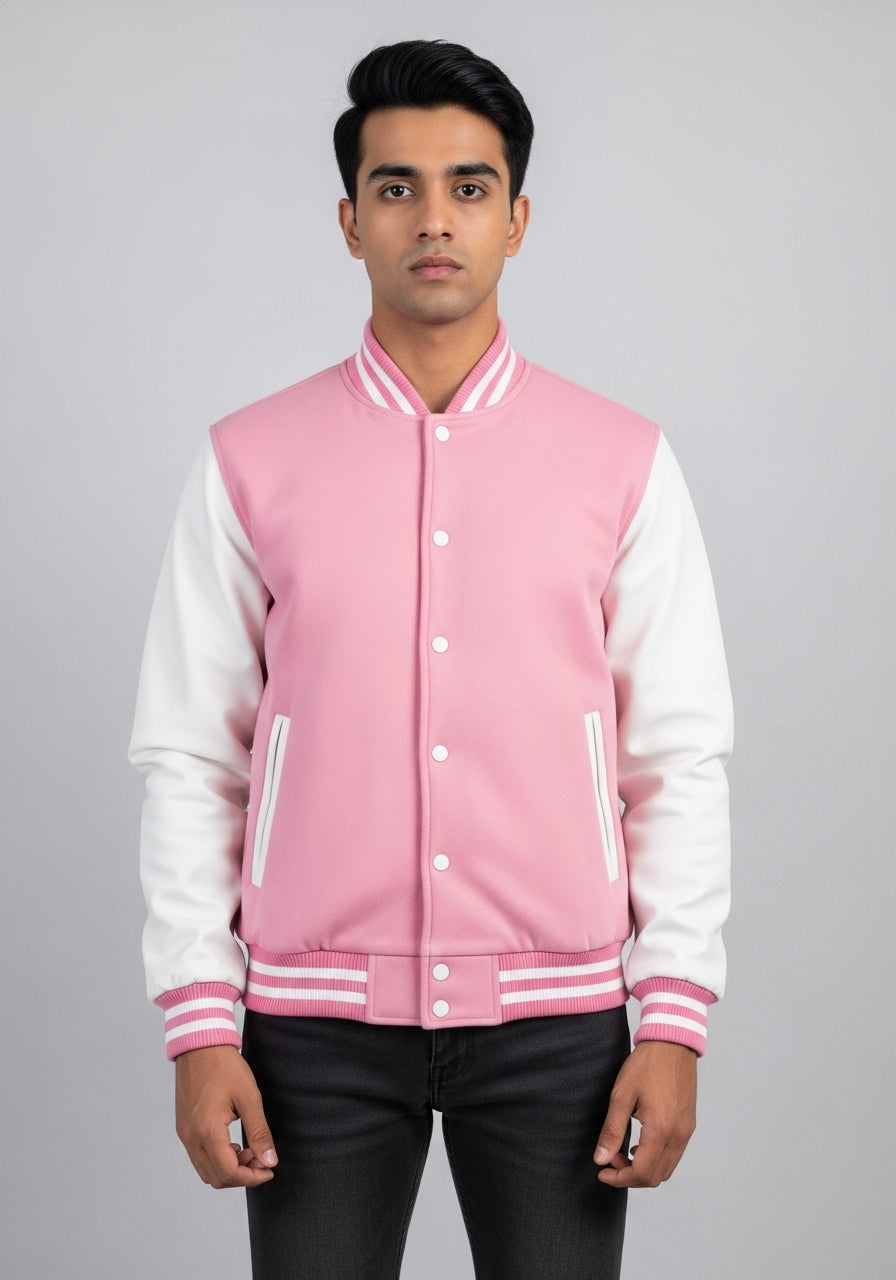 PInk Varsity Jacket