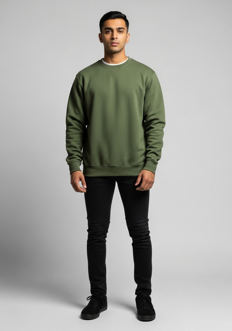 Olive Green Sweatshirts