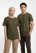 Army Green Basic T-Shirts
