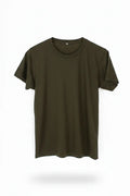 Classic army green premium cotton T-shirt