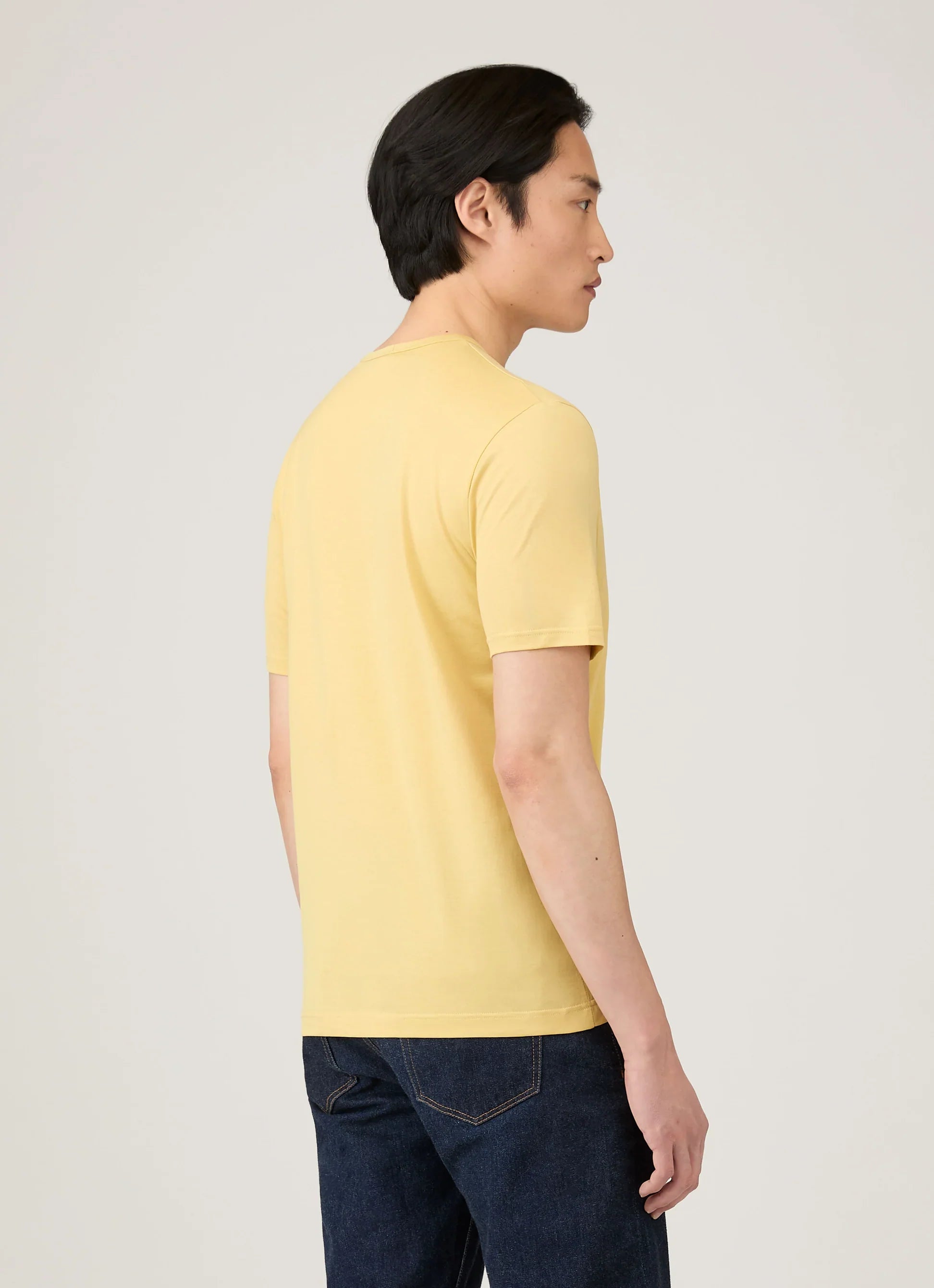 Beige Classic premium cotton T-shirt