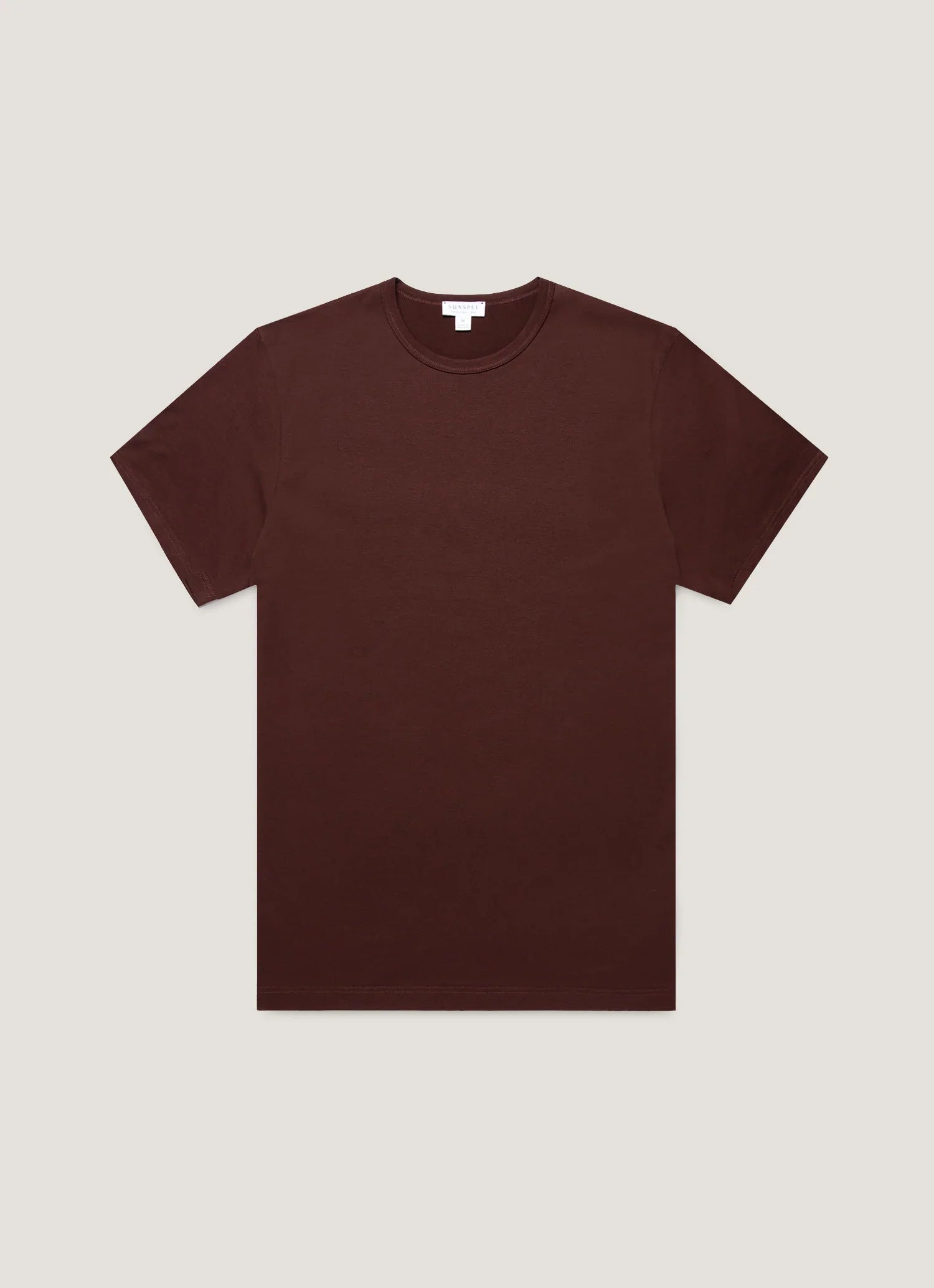 Classic maroon premium cotton T-shirt