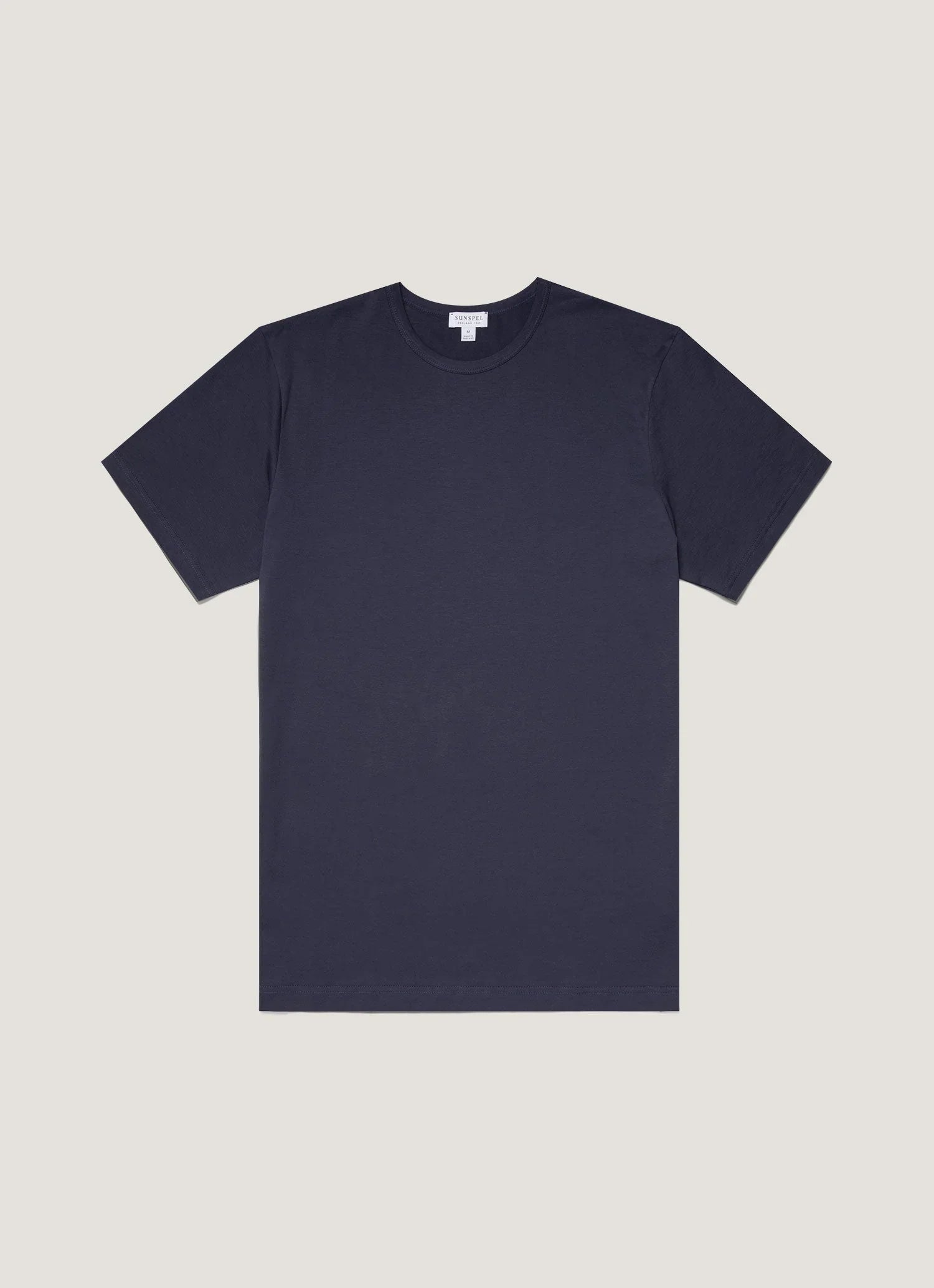 Classic navy premium cotton T-shirt