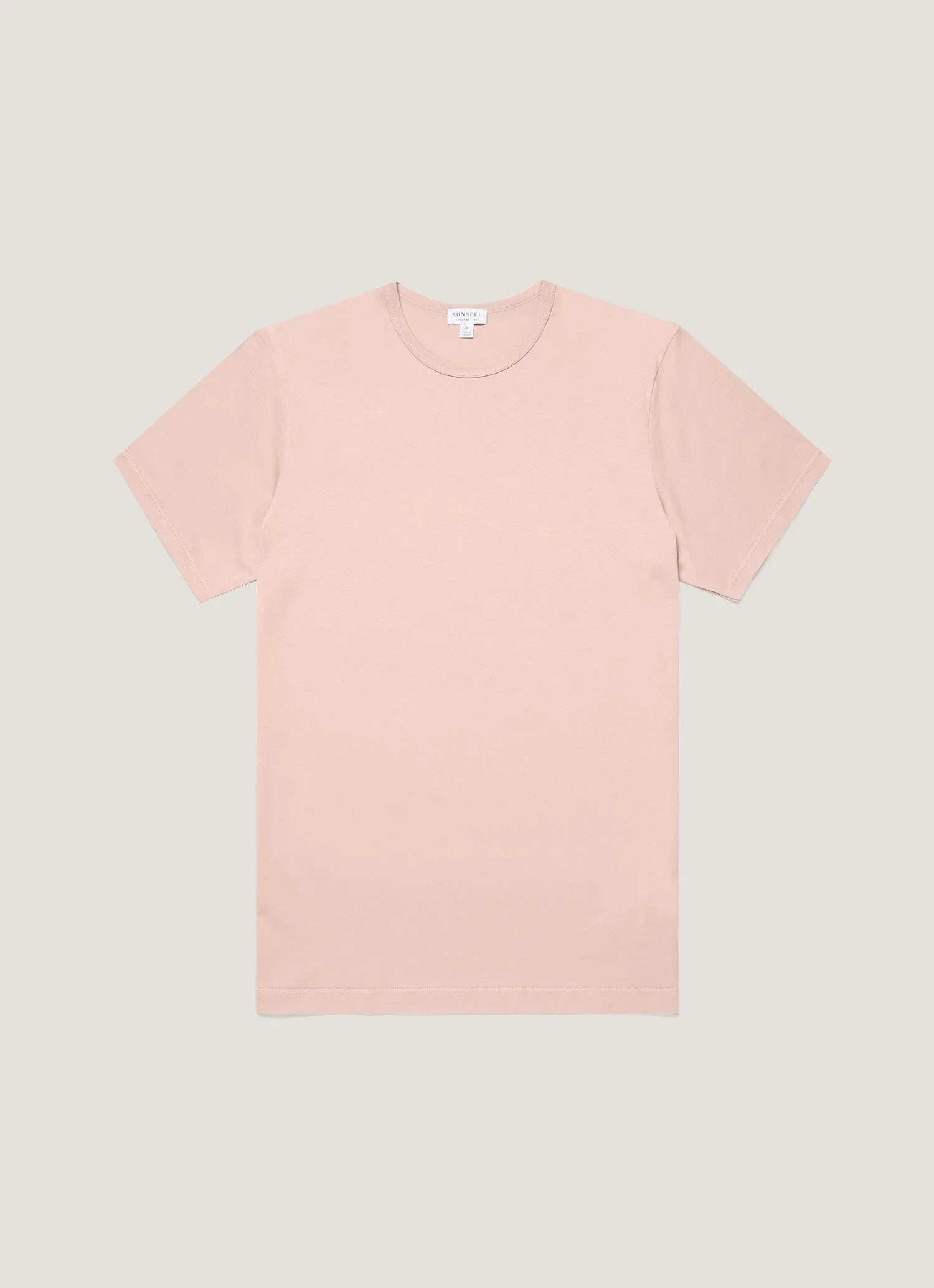 Classic pink premium cotton T-shirt