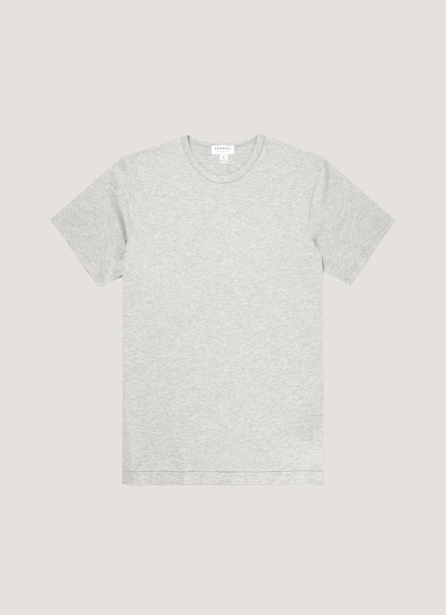 Classic steel grey premium cotton T-shirt