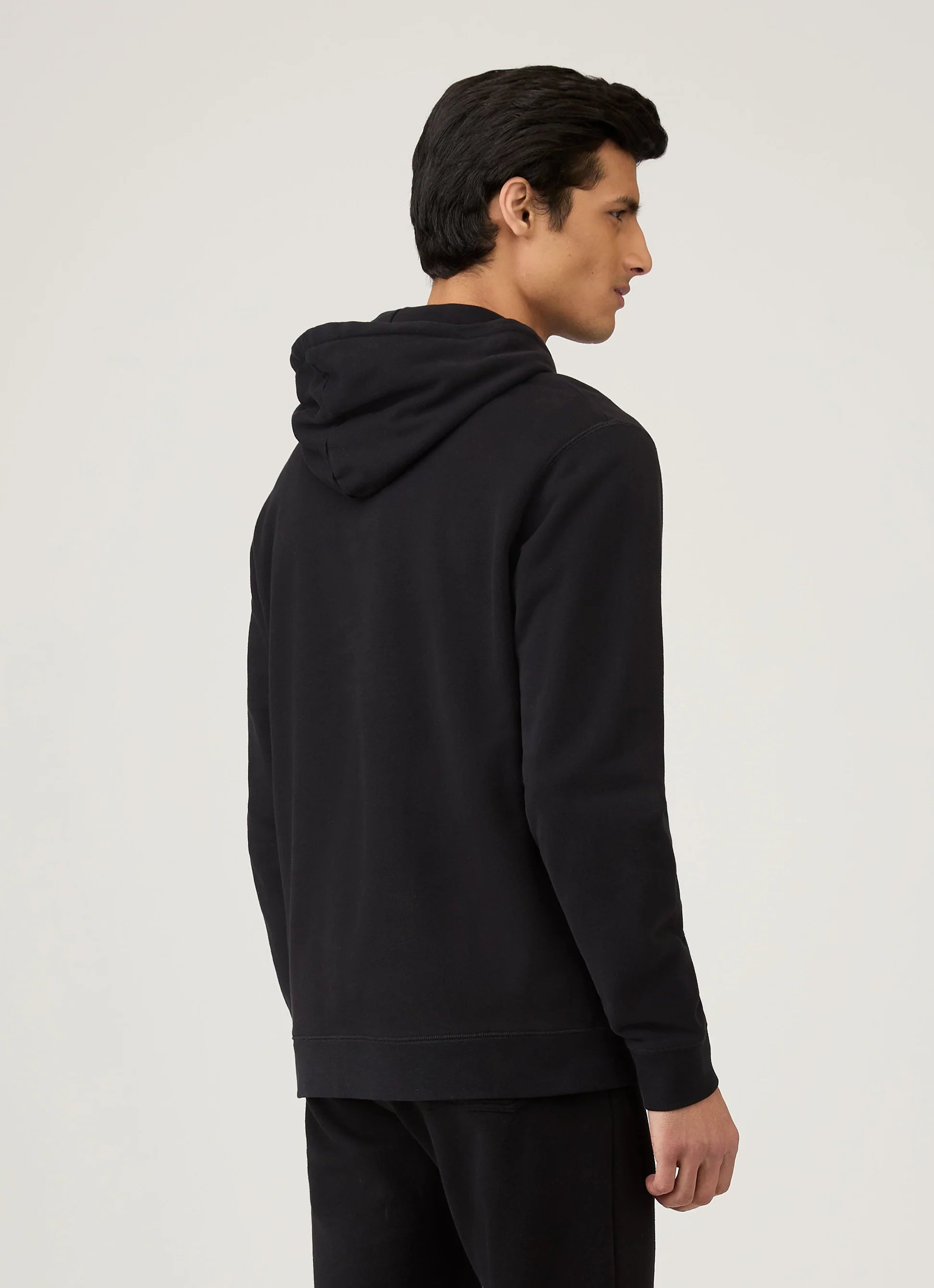 Loopback Black Hoodie