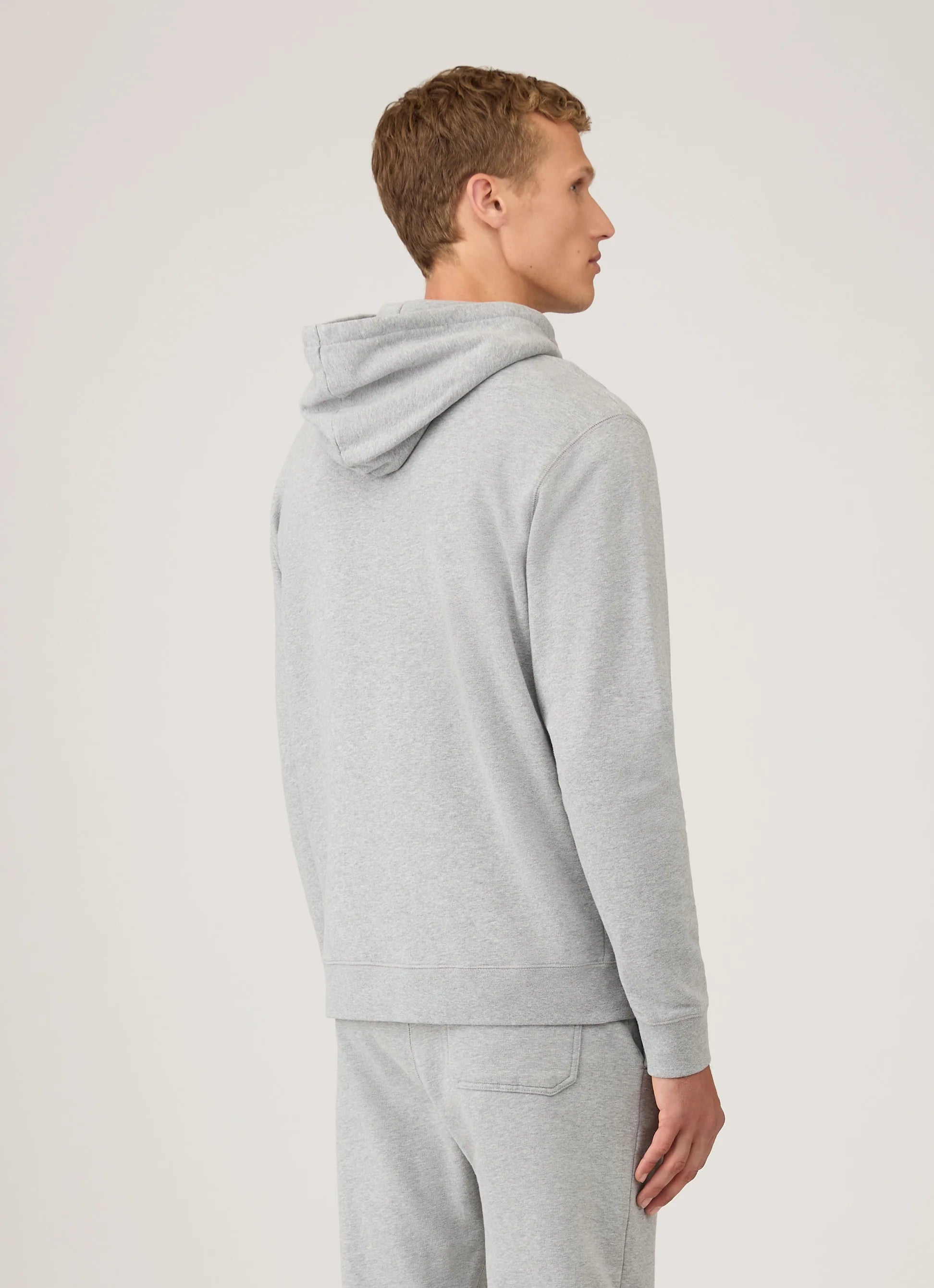 Loopback Grey Melange Hoodie