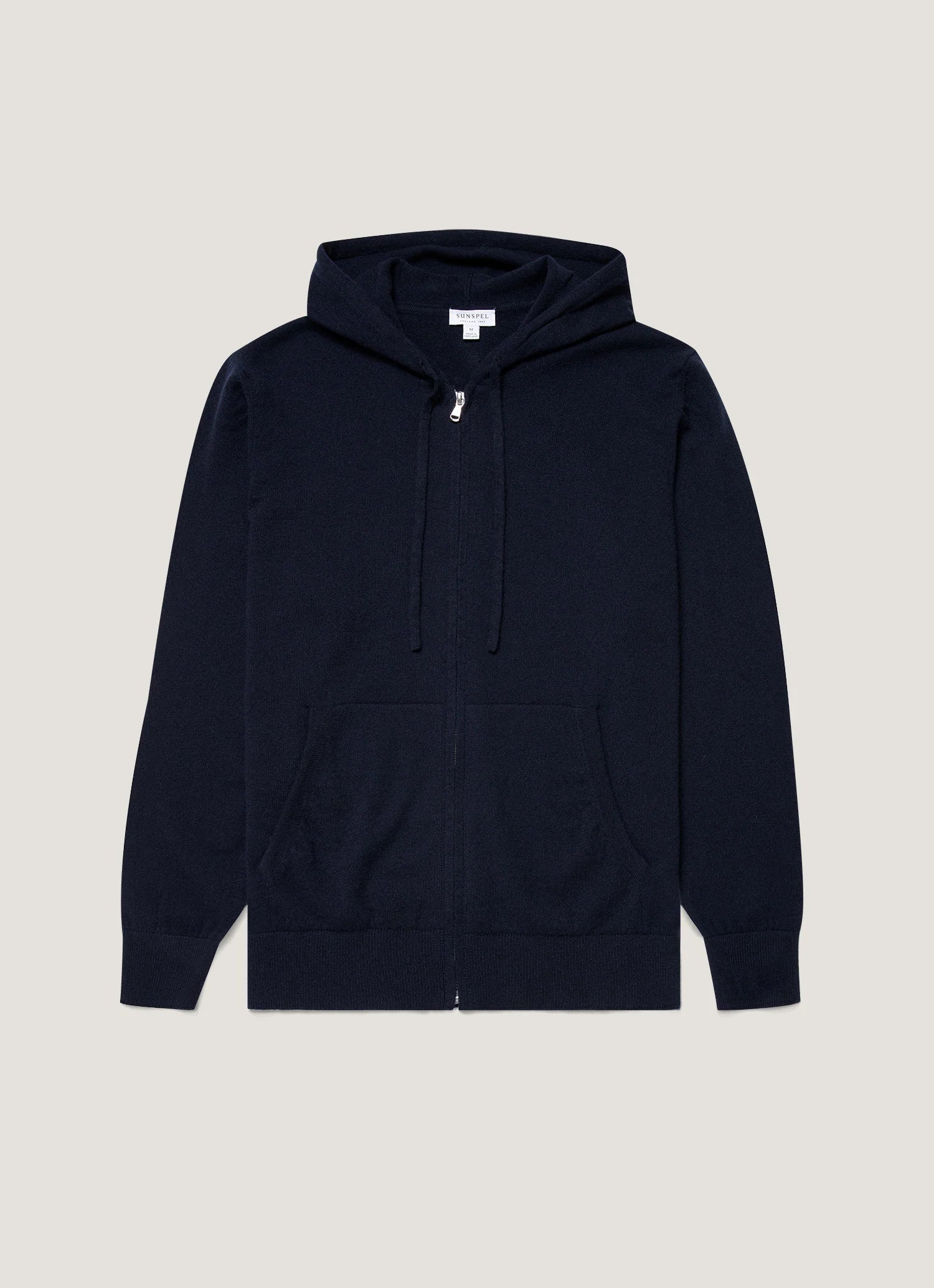 Cashmere Navy Hoodie