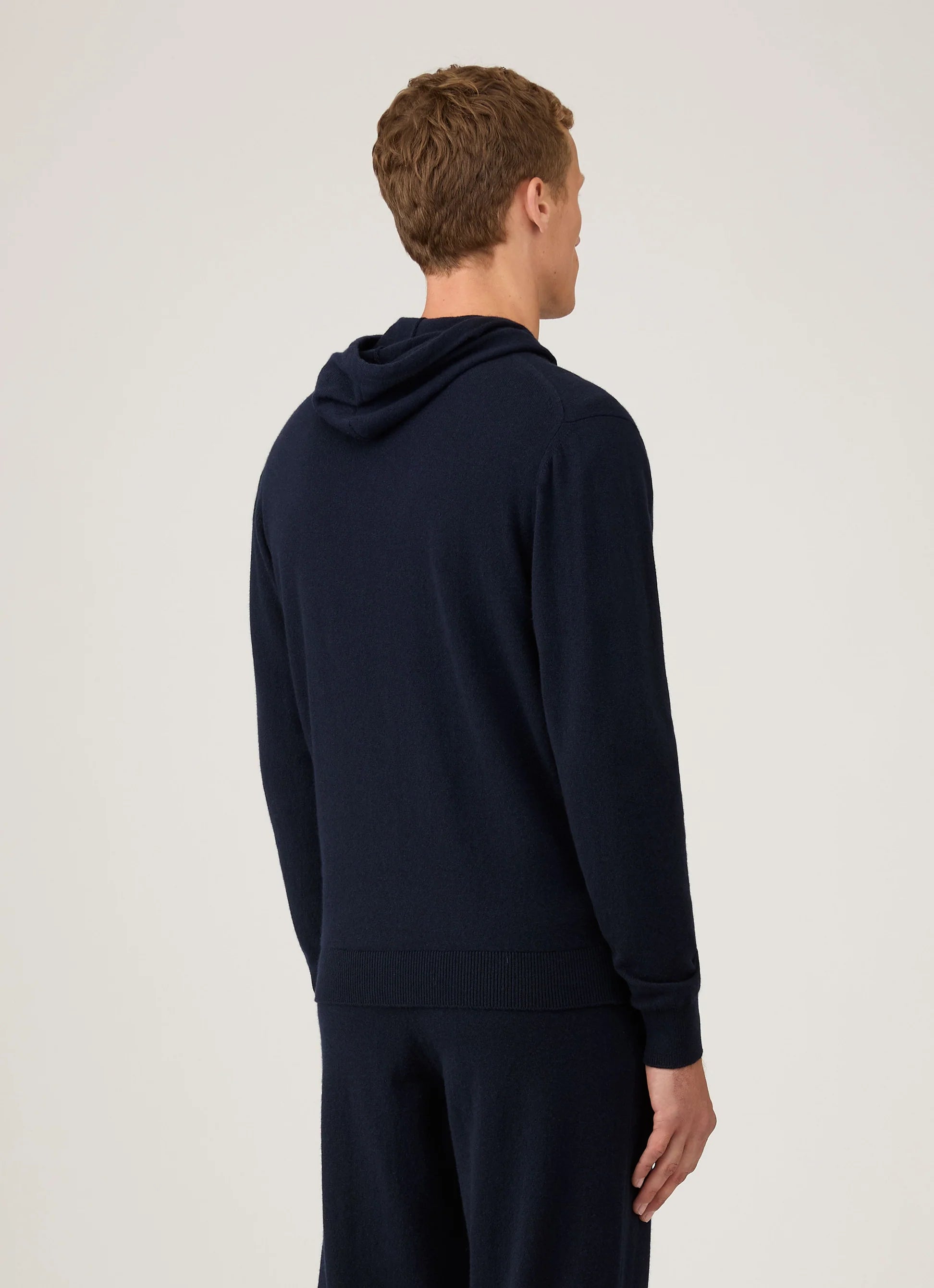 Cashmere Navy Hoodie