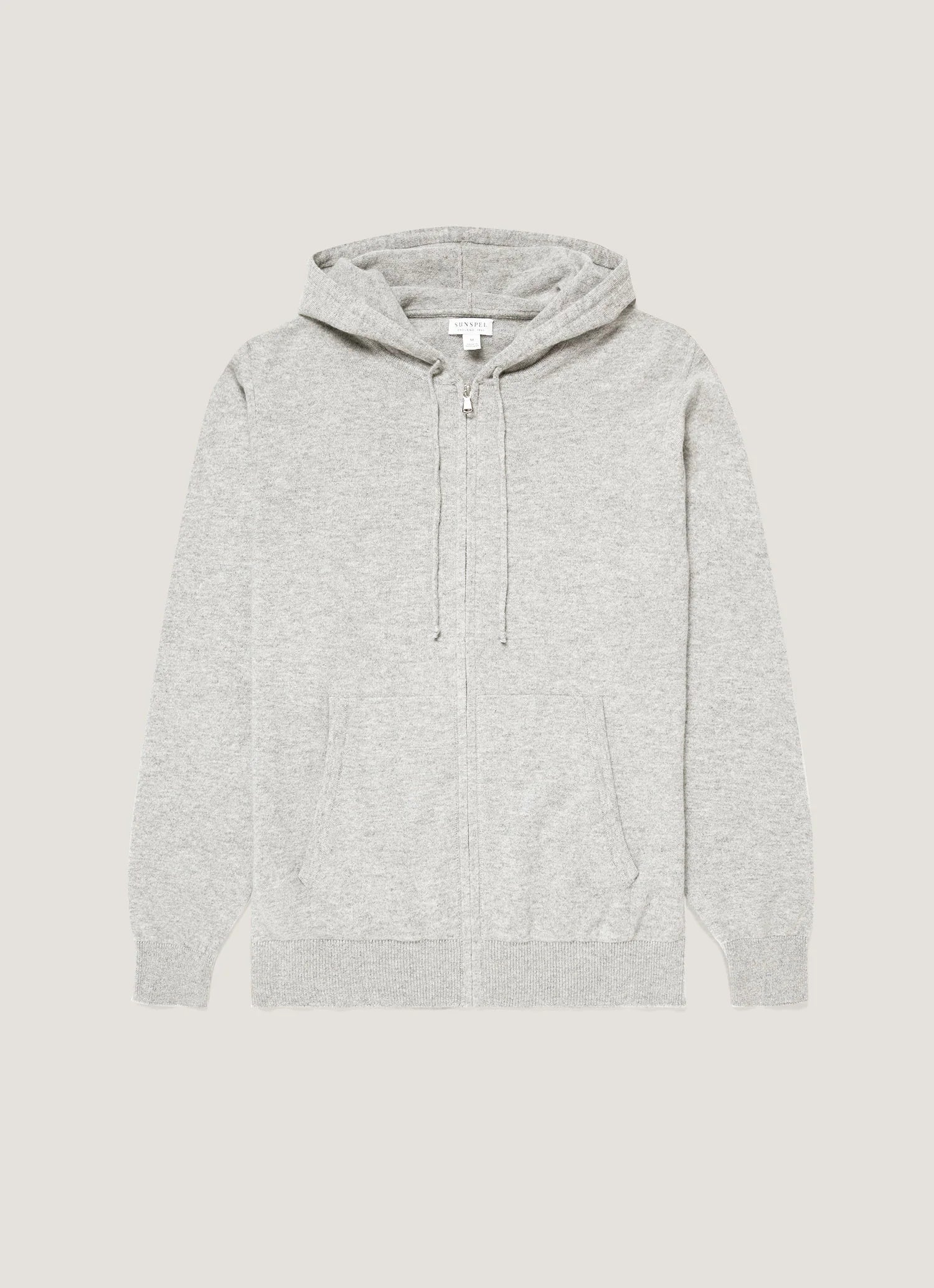 Cashmere Grey Melange Hoodie