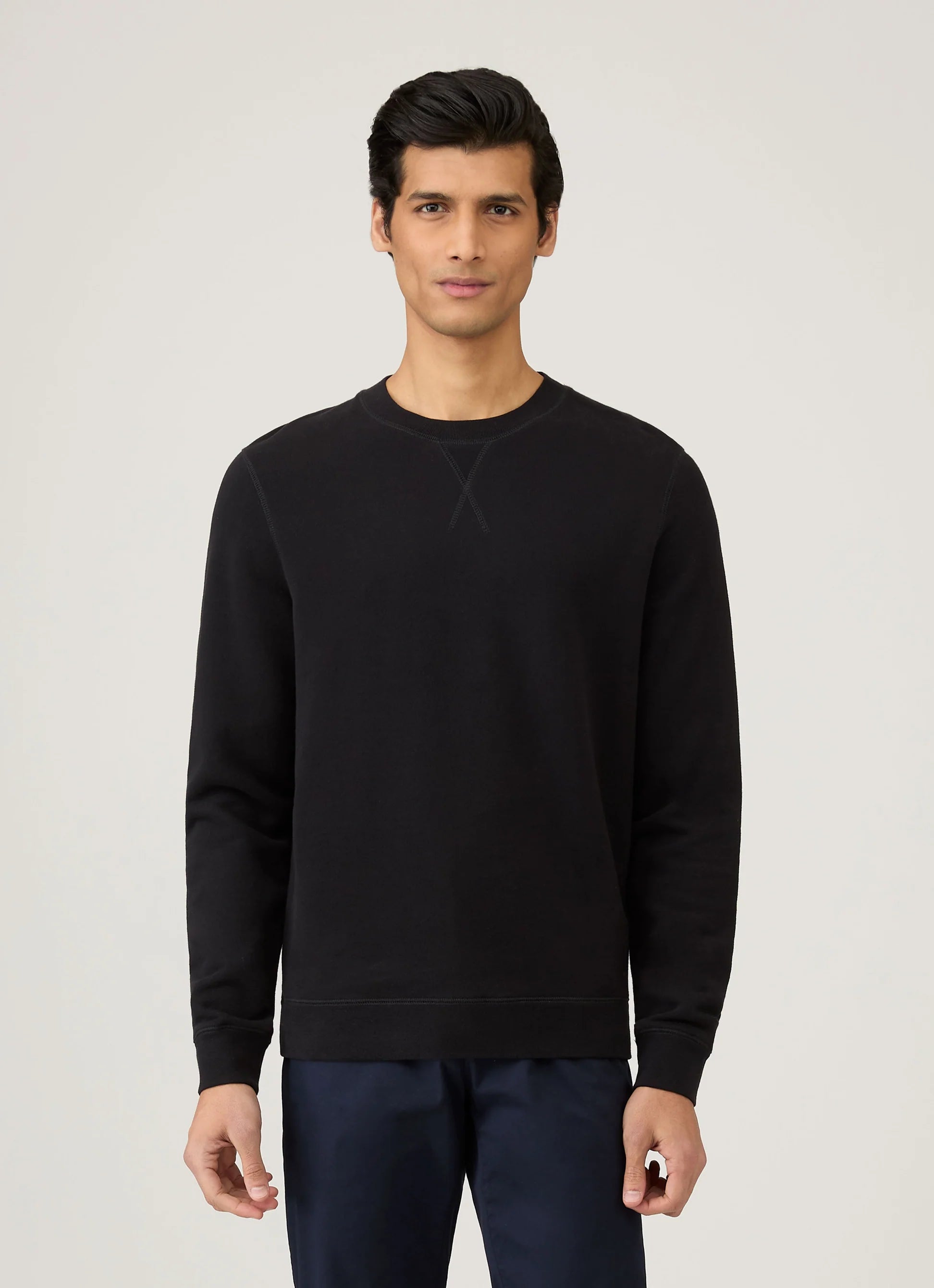 Loopback Black Sweatshirt