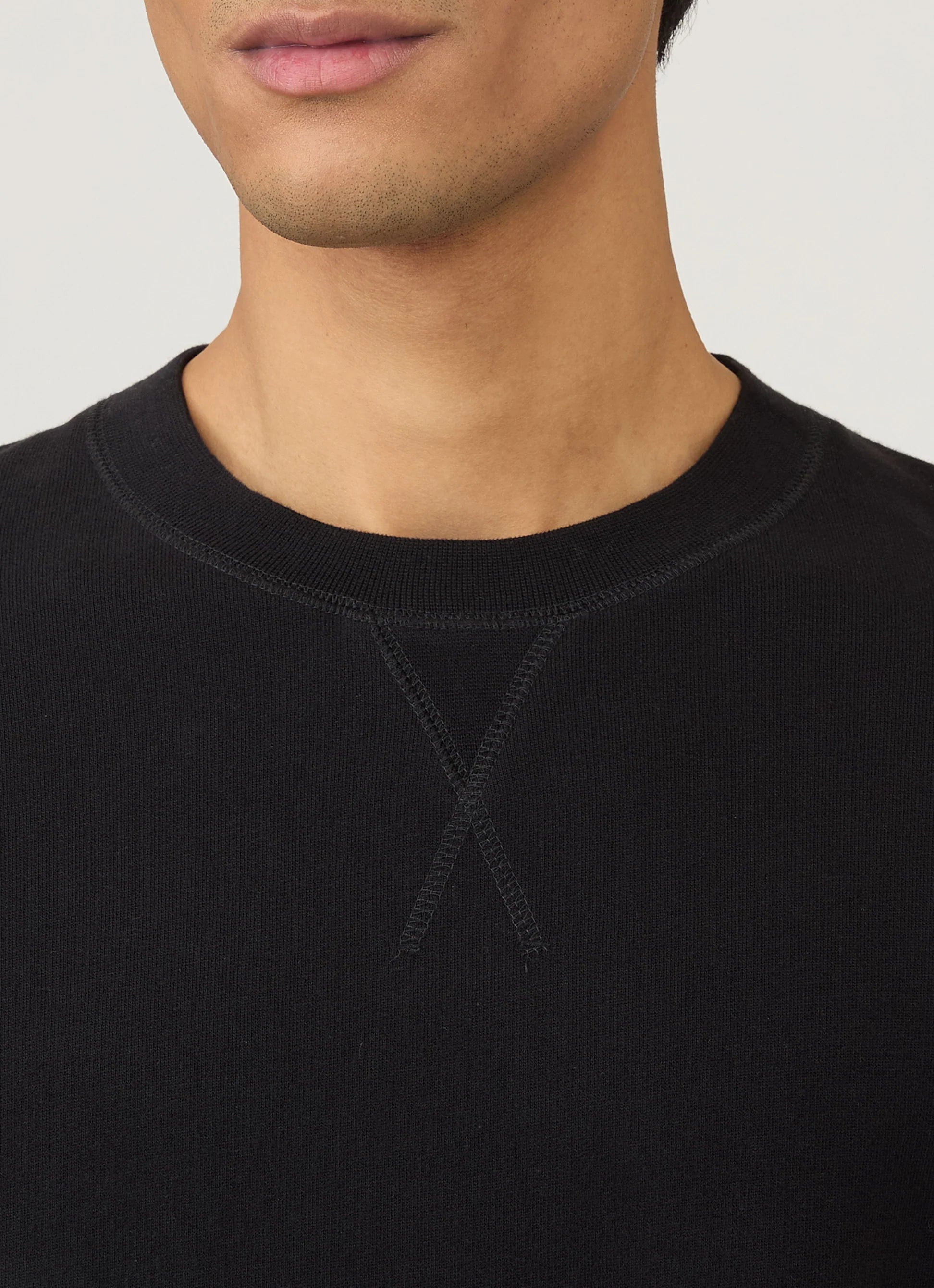 Loopback Black Sweatshirt