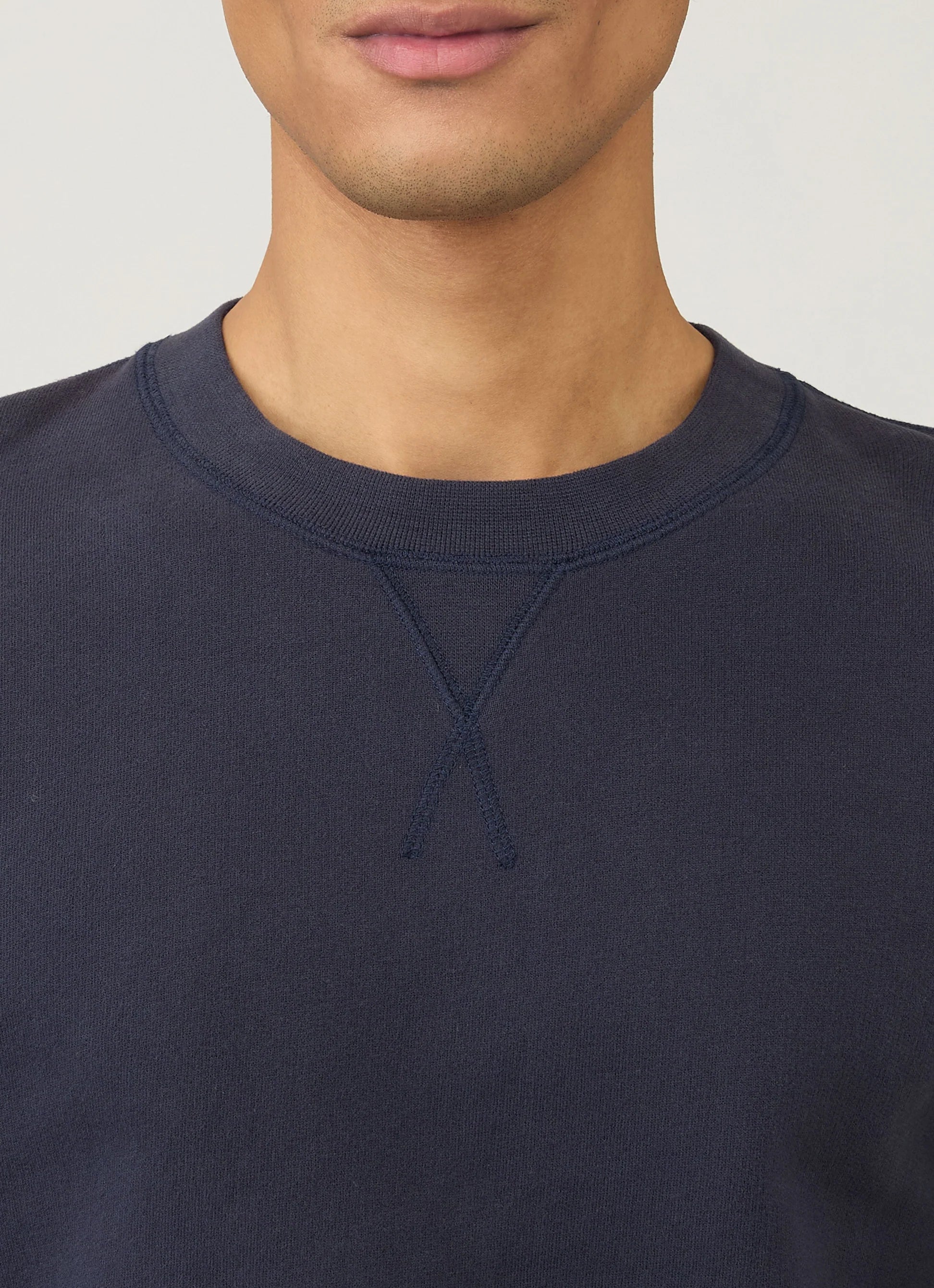 Loopback Navy Sweatshirt