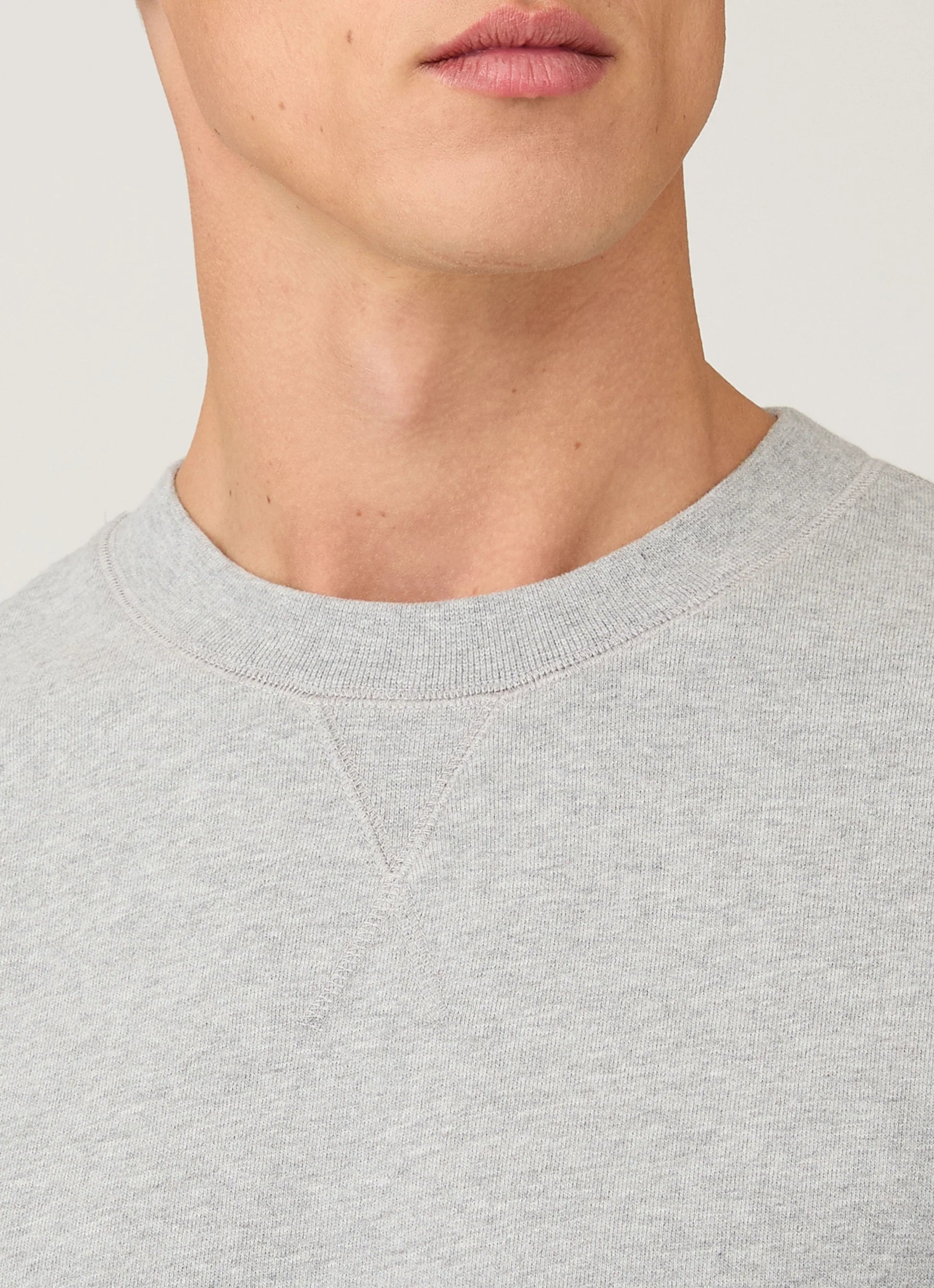 Loopback Grey Melange Sweatshirt