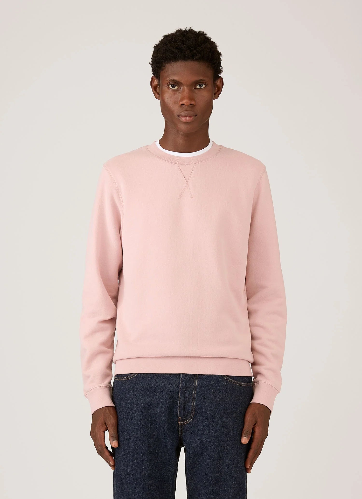 Loopback Shell Pink Sweatshirt