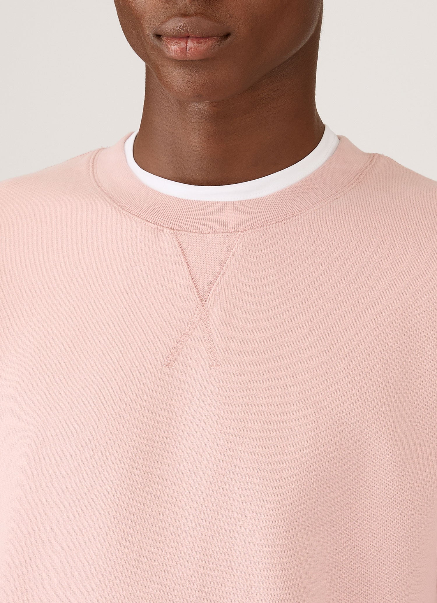 Loopback Shell Pink Sweatshirt
