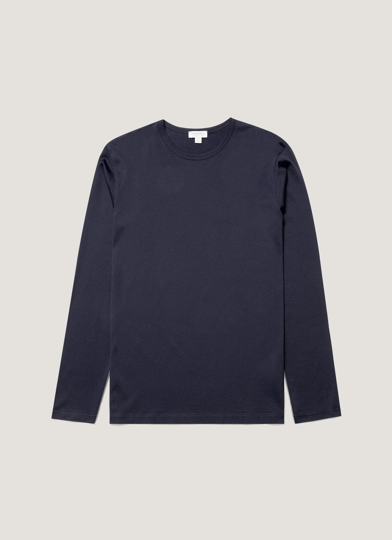 Long Sleeve Classic Navy T‑shirt