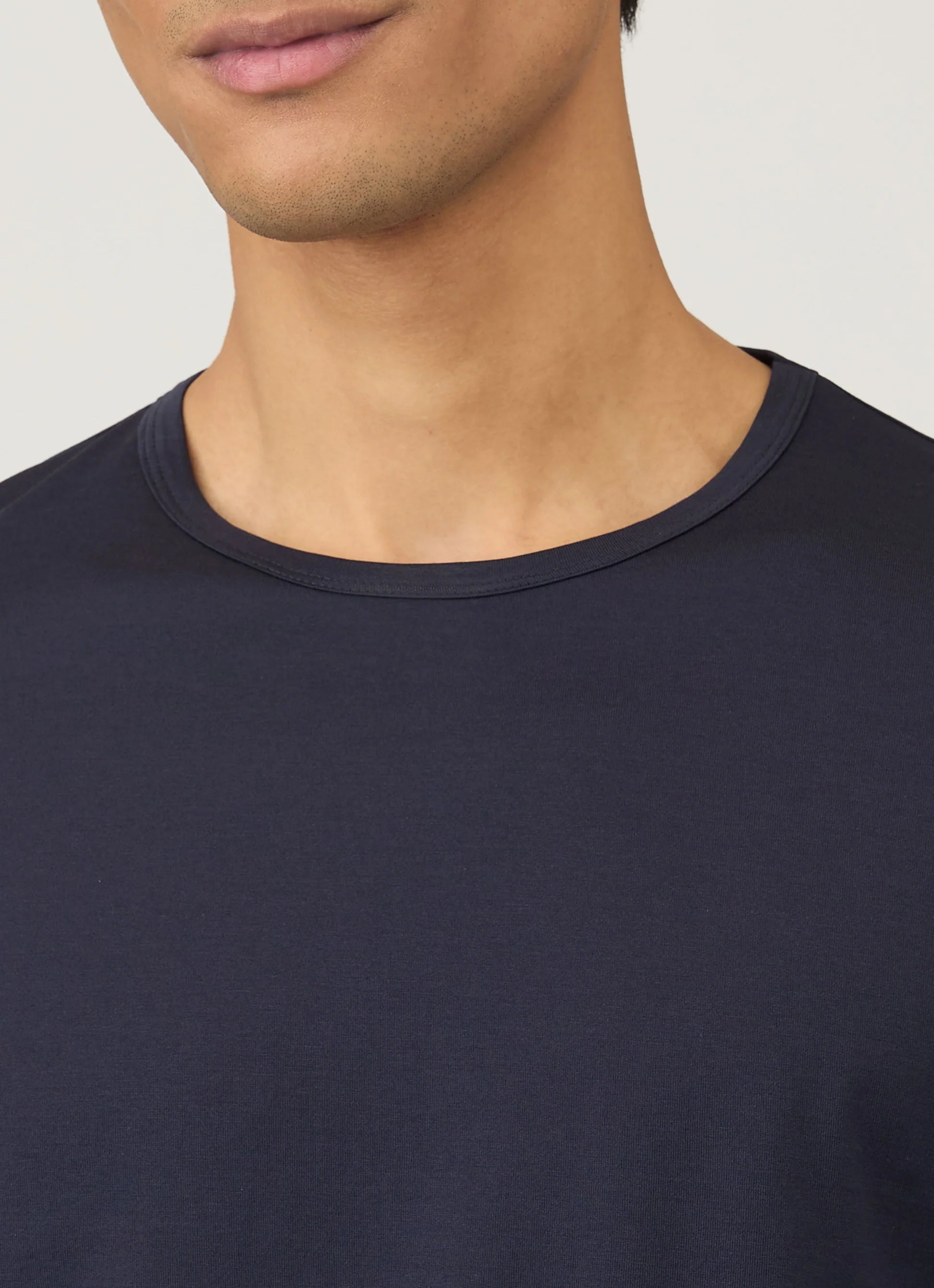 Long Sleeve Classic Navy T‑shirt