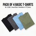 Pack of 4 Basic Tees