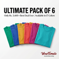 Pack of 6 Basic T-Shirts