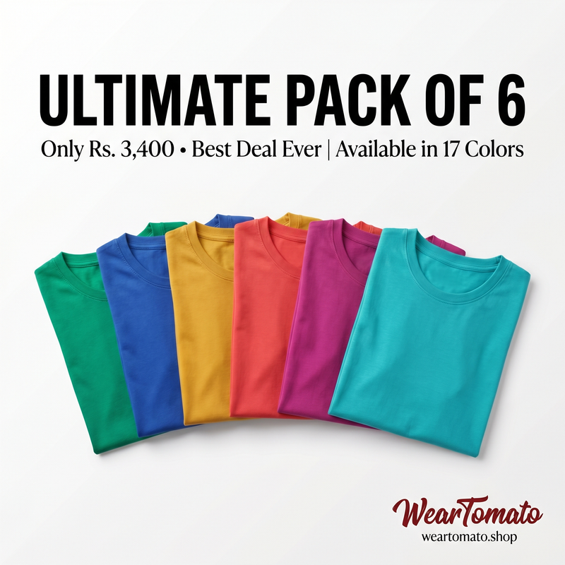 Pack of 6 Basic T-Shirts