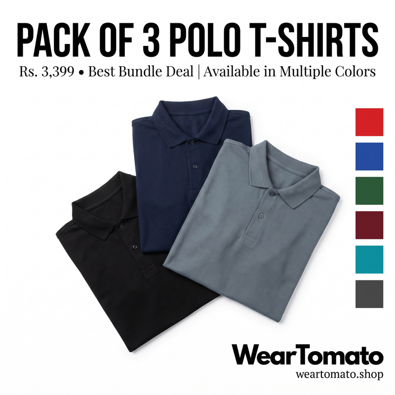 Pack of 3 Polo T-Shirts