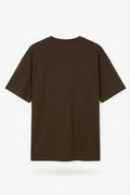 Pack of 2 Drop Shoulder Tees | Oversized Streetwear Brown T-Shirts