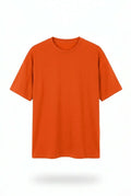 Pack of 2 Drop Shoulder Tees | Oversized Streetwear Orange T-Shirts