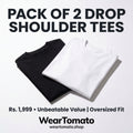 Pack of 2 Drop Shoulder Tees